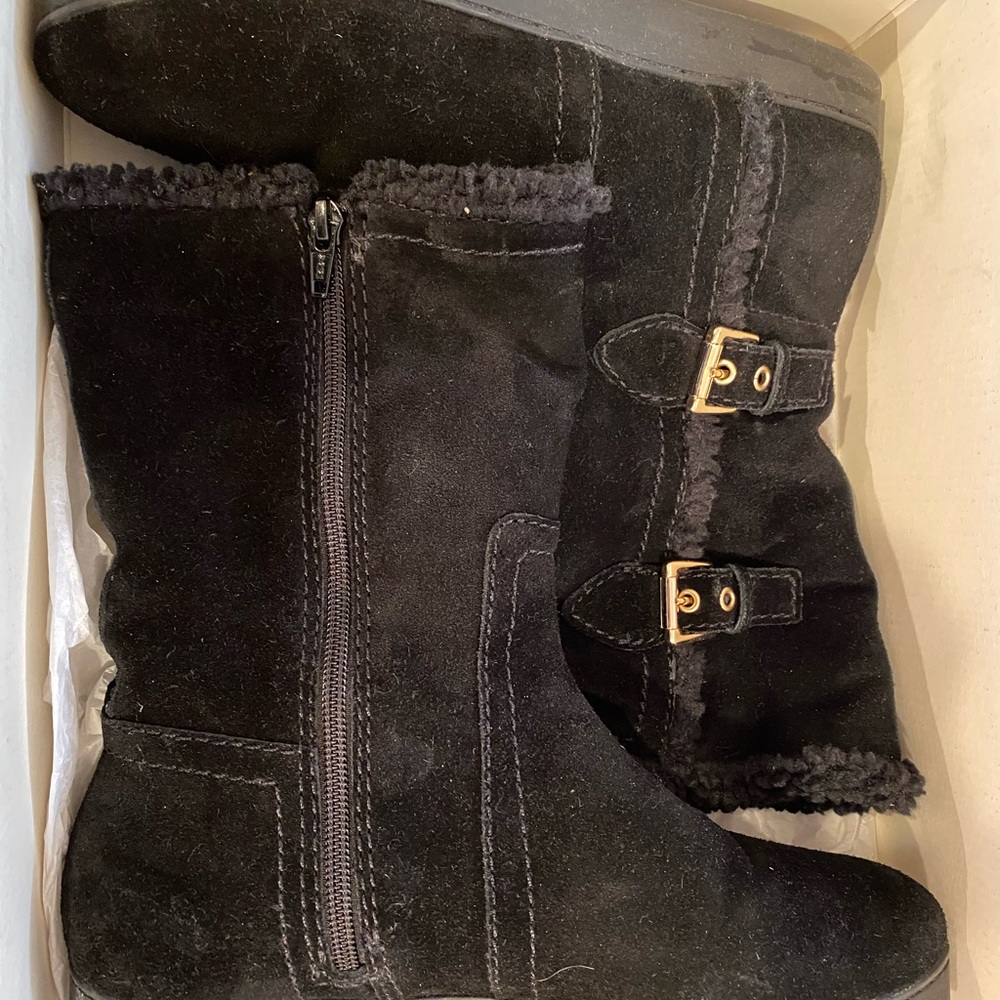 Talbots tippi boots black size 9